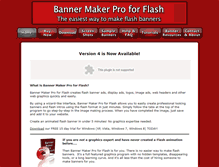Tablet Screenshot of bannermakerproforflash.com